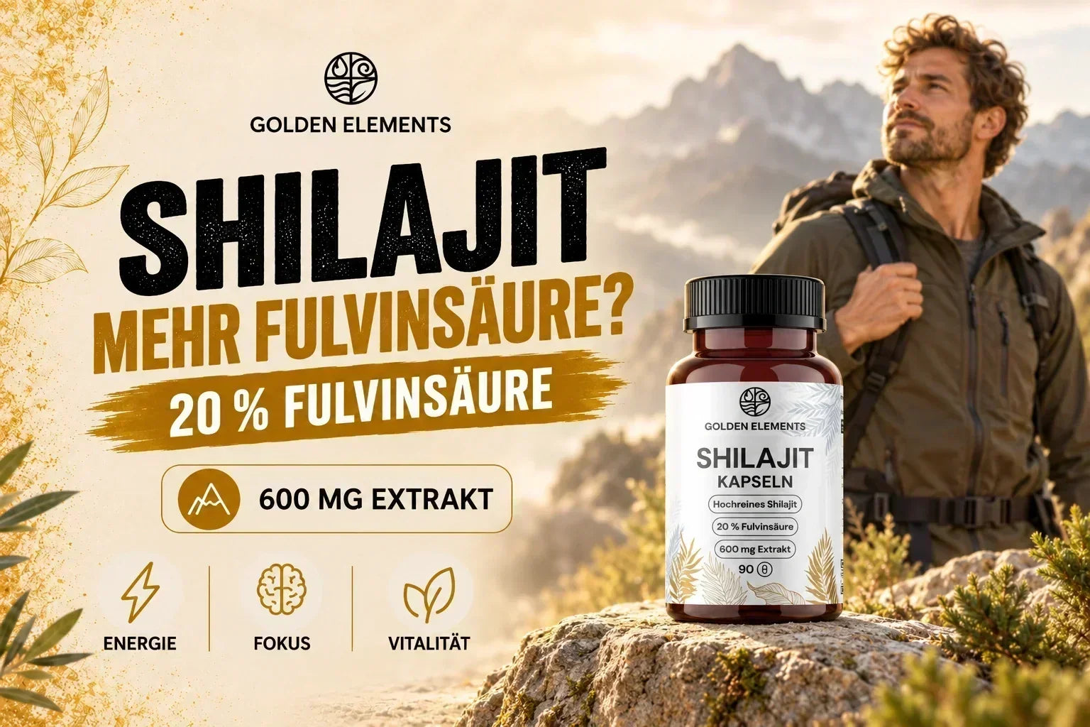 Shilajit Pulver, Kapseln und Gummies im Fulvinsäure-Vergleich