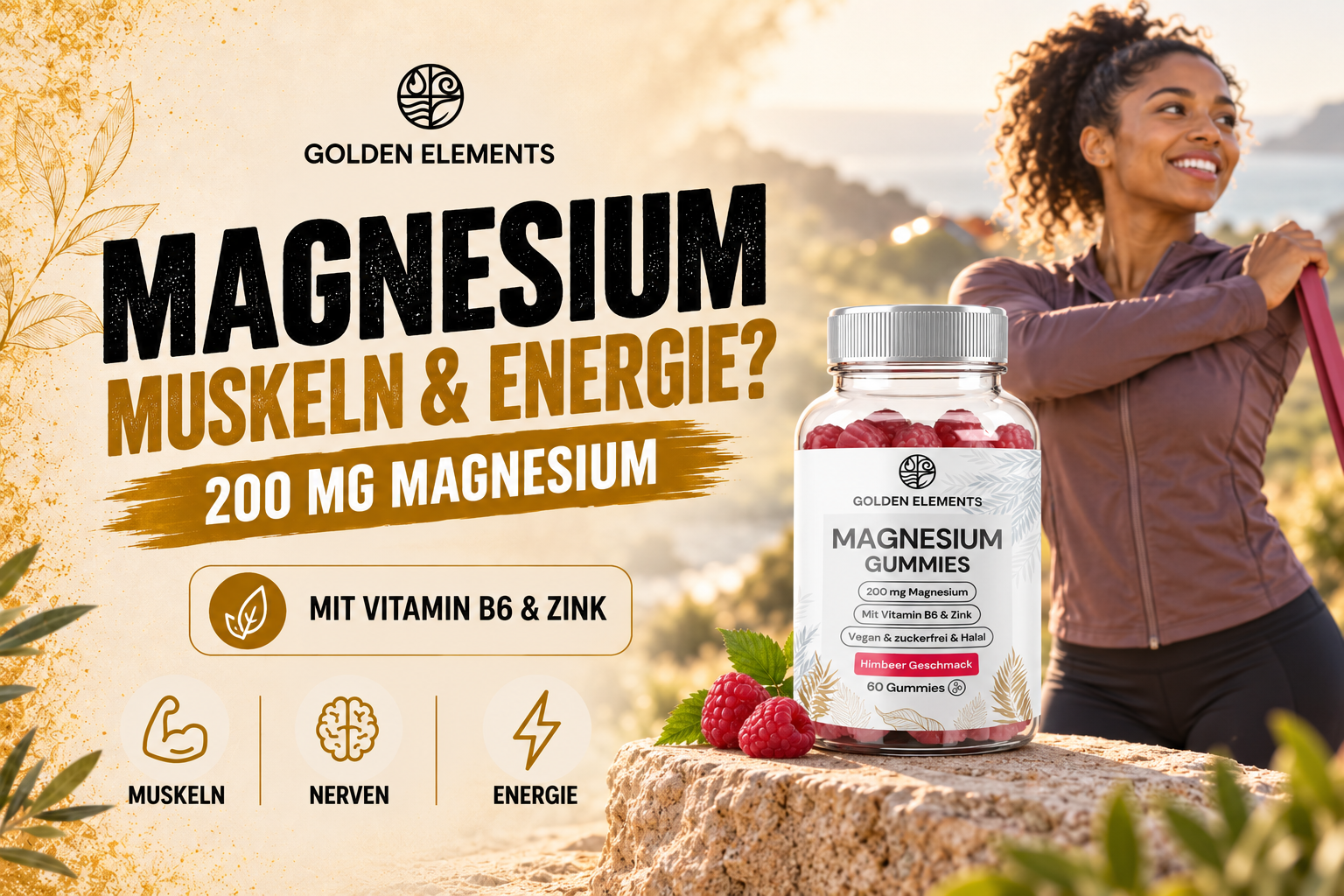 Magnesium + Zink + B6 Gummies: Warum diese Kombination für Muskeln, Nerven und Energie interessant ist