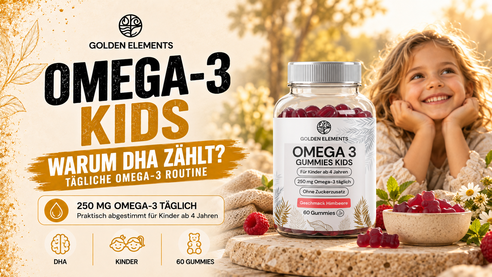 Omega-3 für Kinder: Warum DHA, EPA und die Algenquelle wichtig sind