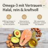 Omega 3 Halal Triglycerides - 140 Softgels 