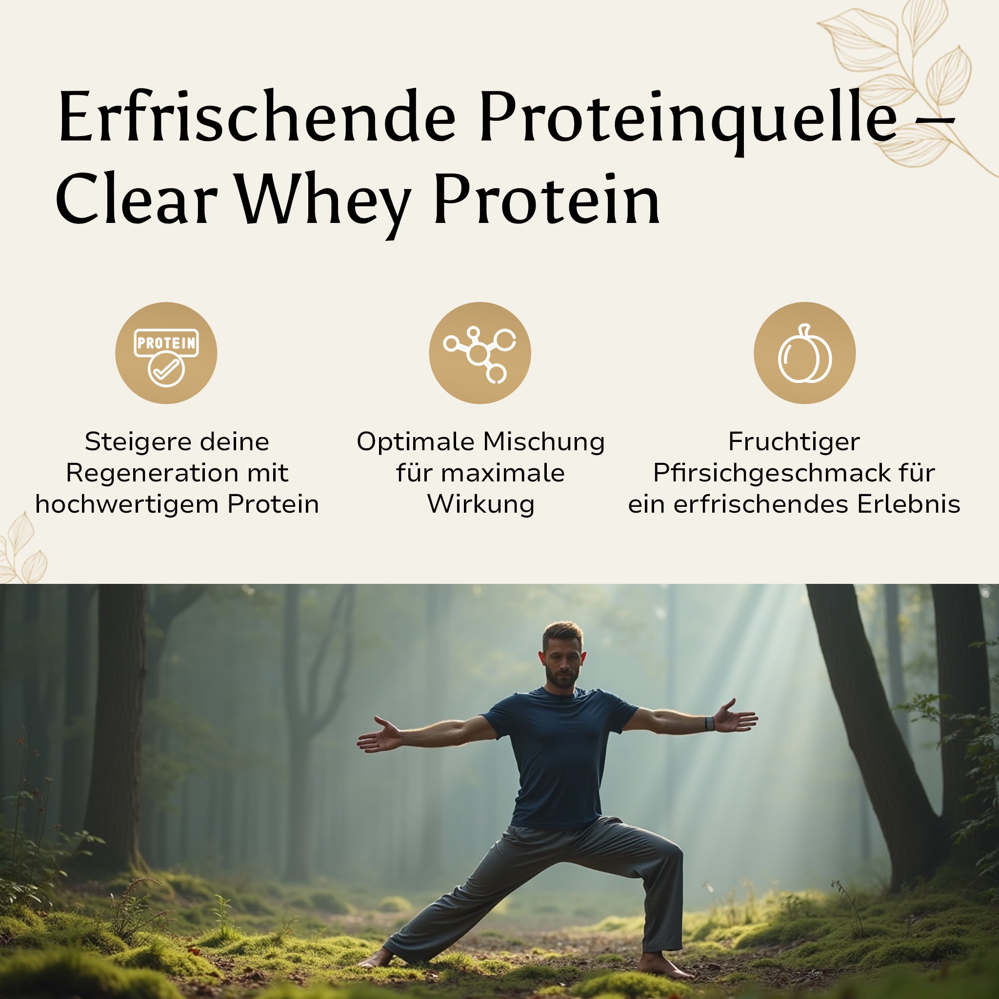 Clear Whey Protein Eistee Pfirsich - 500g