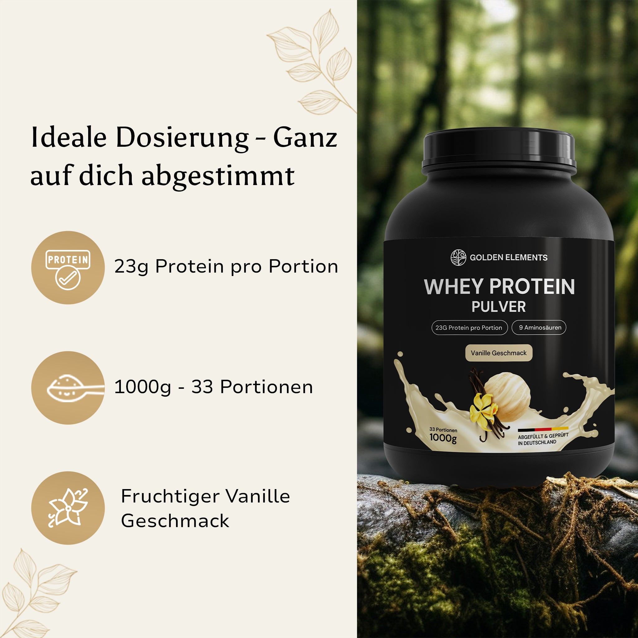 Whey Protein - 1000g Pulver