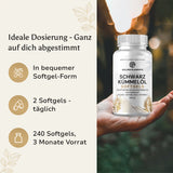 Schwarzkümmelöl Softgels Vegan aus Ägypten