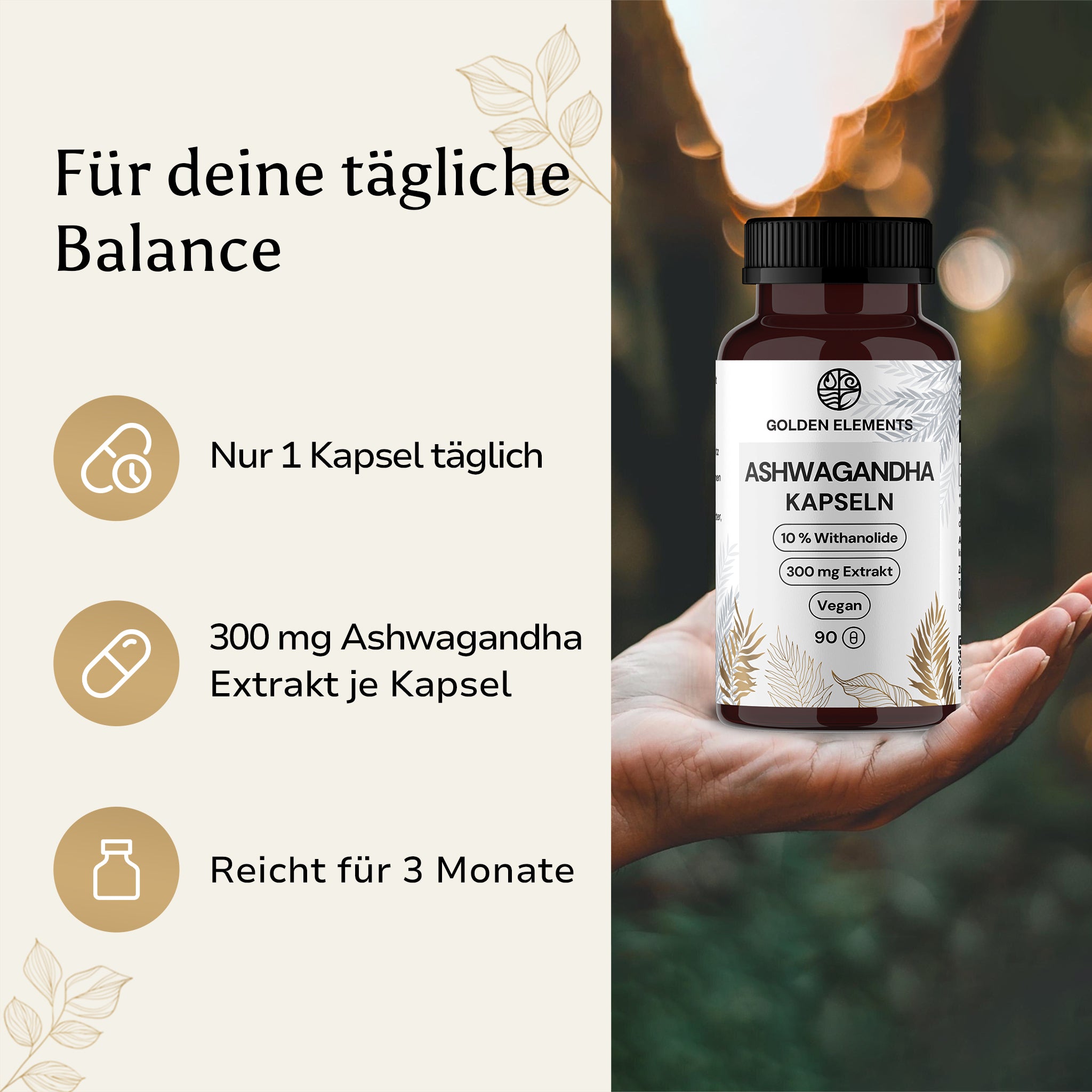 Ashwagandha Kapseln (10% Withanolide)