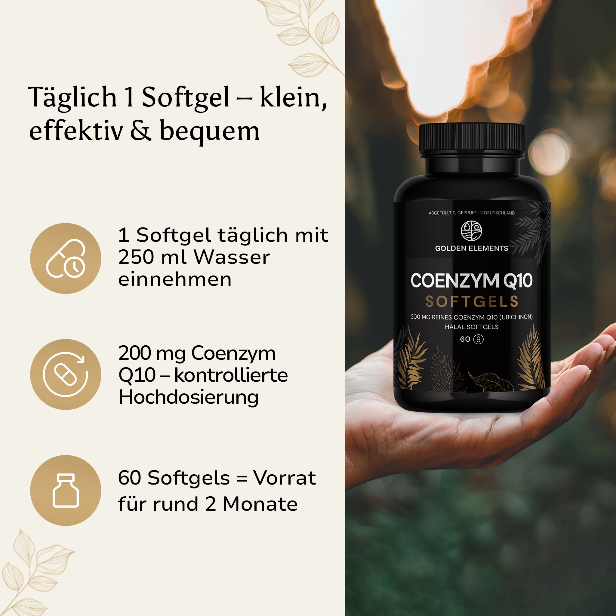 Coenzym Q10 - 60 Softgels Halal