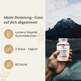 Premium Ashwagandha Gummies 300 + Vitamin B6, - 60 pieces