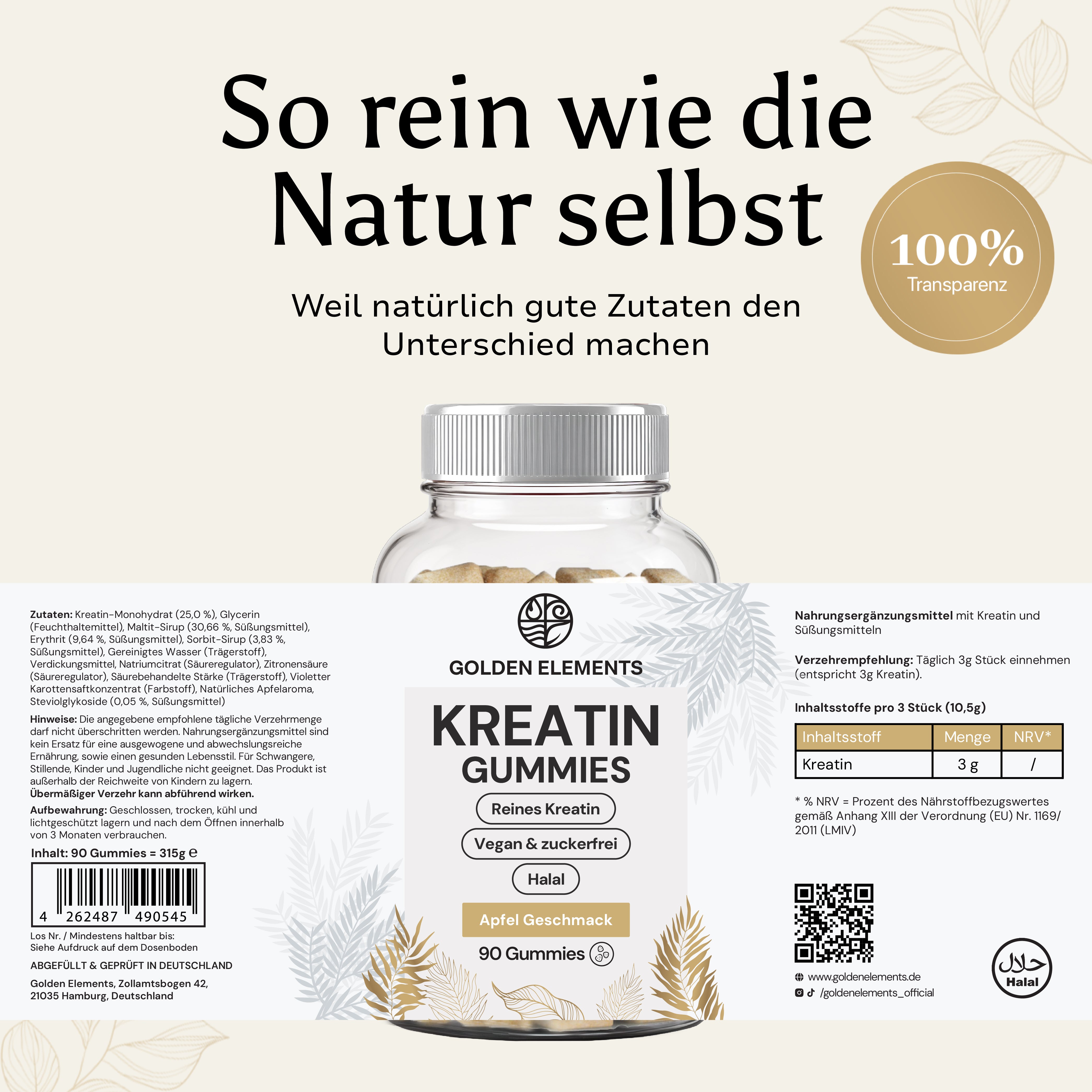 Kreatin Monohydrat - Gummies