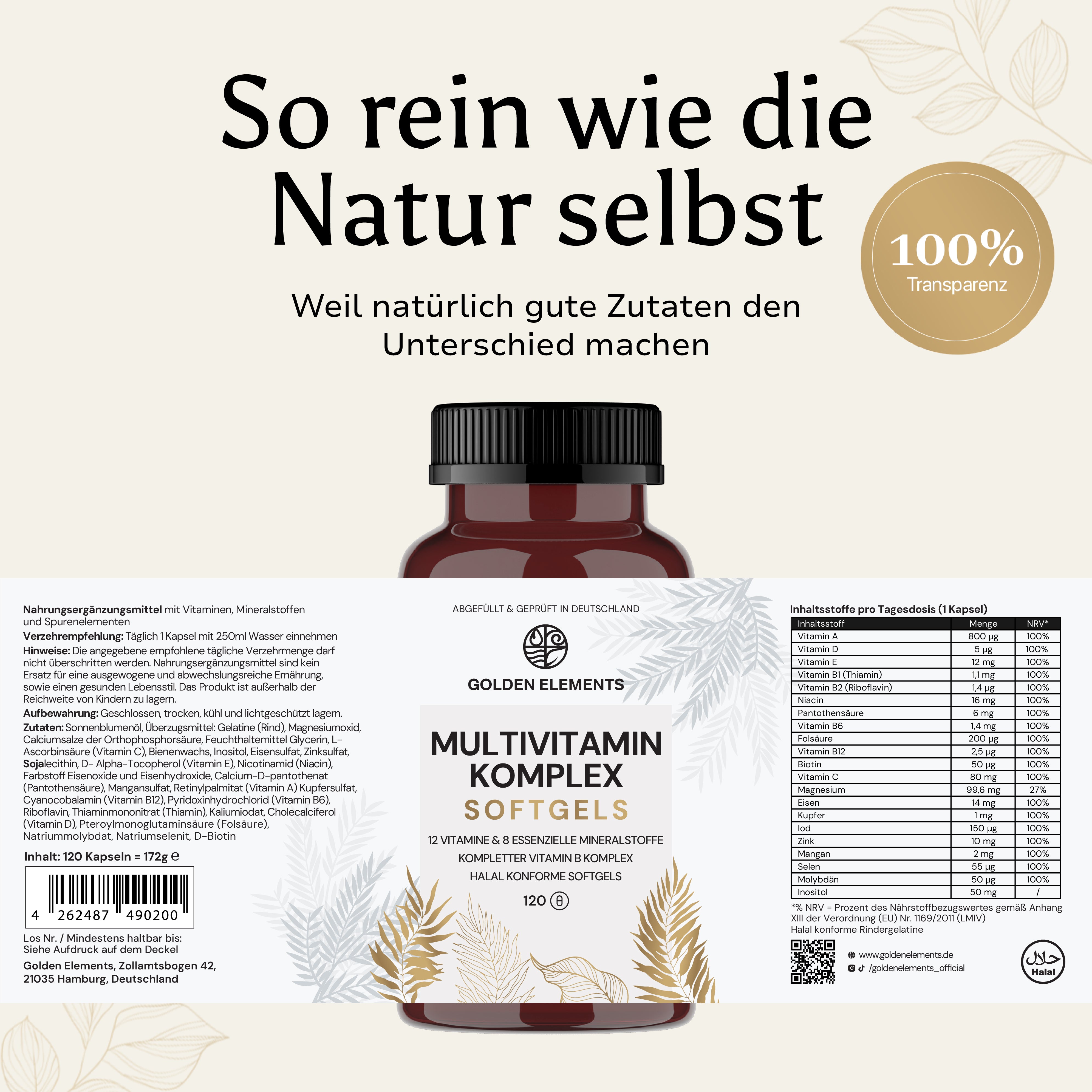 Multivitamin Komplex - Softgels Halal