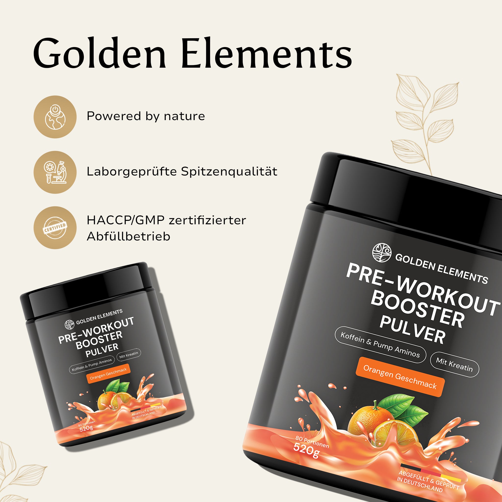 Pre-Workout Booster - 520g Pulver