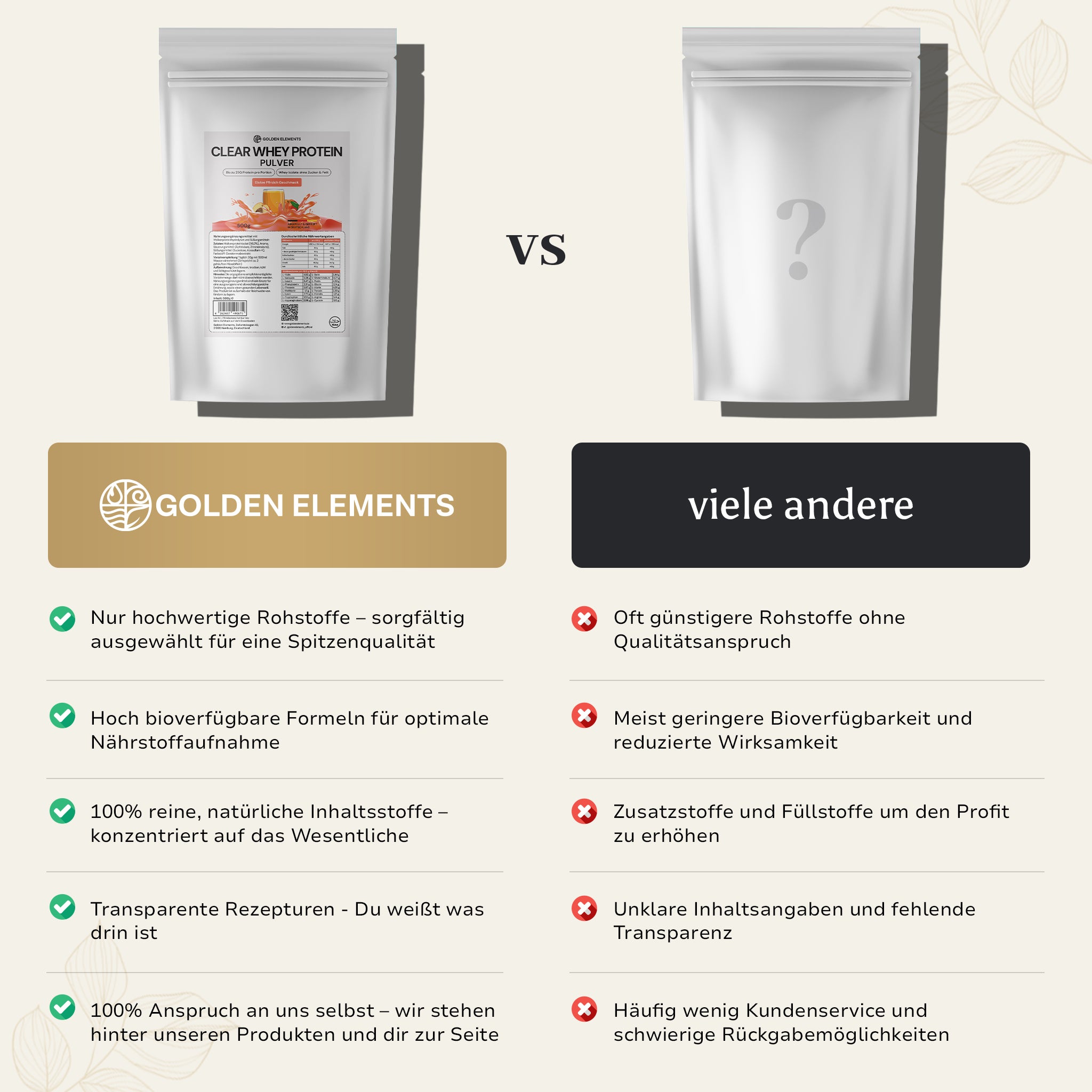 Clear Whey Protein - 500g Pulver