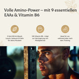Golden Elements EAA Pulver Kirsch – fruchtiger Geschmack & 9 EAAs inkl. BCAAs