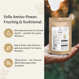 Golden Elements EAA Pulver Kirsch im Fokus – 500g Premium-Aminosäuren mit Vitamin B6