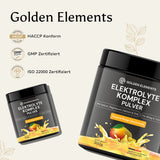 Golden Elements Elektrolyte Komplex Pulver Mango Geschmack – Übersicht der Markenwerte, Produktreinheit und Geschmacksvariante