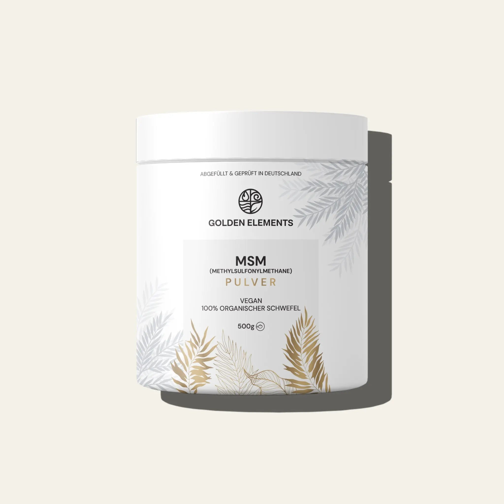 MSM Powder – Highly purified sulfur for joints & skin – GOLDEN ELEMENTS