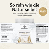 Produktetikett von Golden Elements Mariendistel Komplex Kapseln – 120 vegane Kapseln mit Mariendistel-, Artischocken- und Löwenzahnwurzel-Extrakt, inklusive Anwendungsempfehlung und Nährwertangaben.