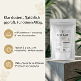 Golden Elements Shilajit Pulver – so rein wie die Natur selbst. 100 % Transparenz und hochwertige natürliche Zutaten.