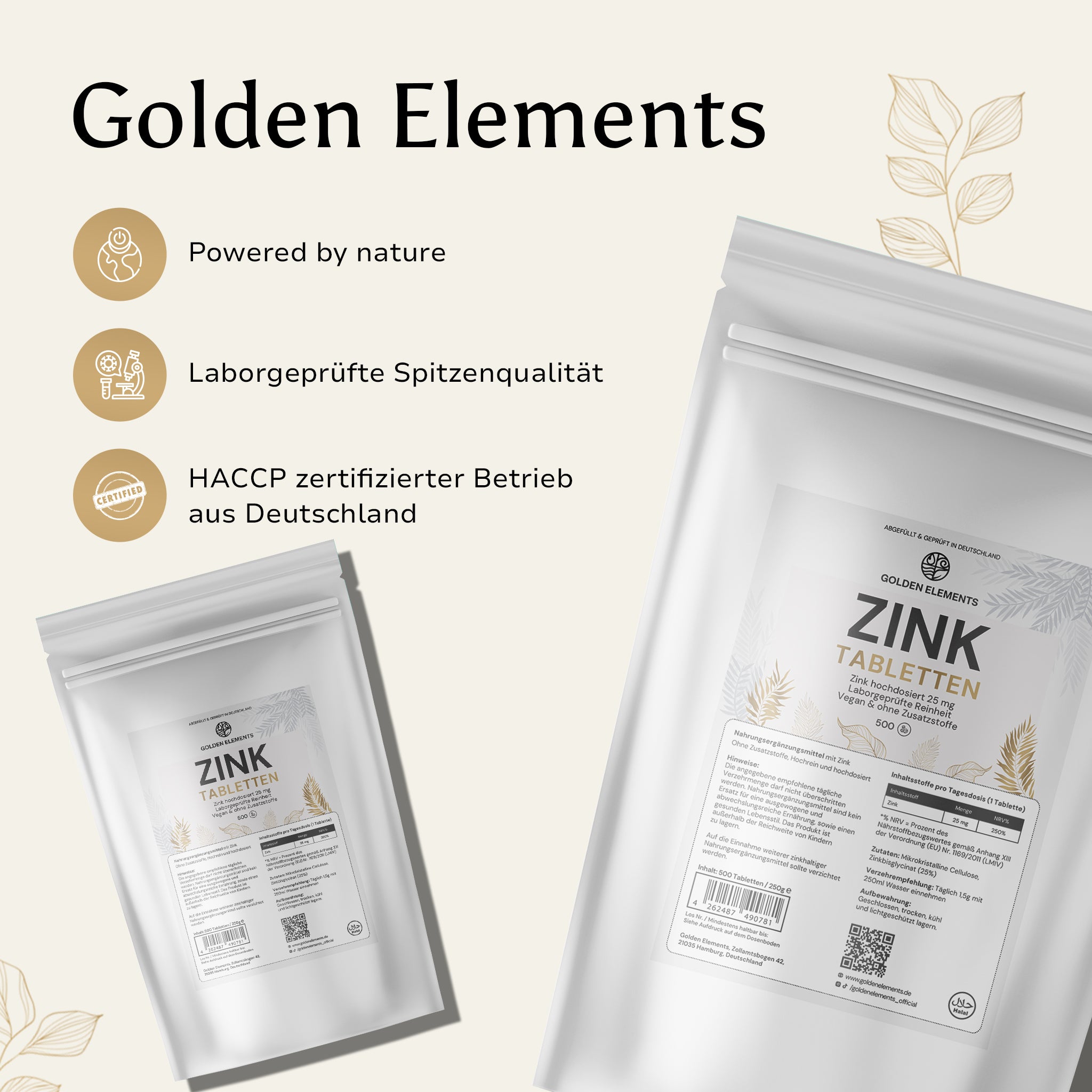 Golden Elements Zink Tabletten – Vergleich zwischen Golden Elements und herkömmlichen Zinkprodukten