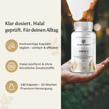 Hand hält die Omega-3 Dose im Tageslicht – Darstellung für einfache Anwendung & Klarheit im Alltag.

