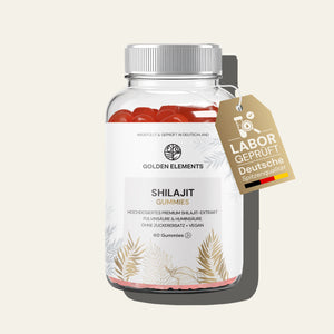 Premium Shilajit Gummies 1000 + Fulvic Acid + Humic Acid - Vitamin C, B6, B12 - 60 pcs