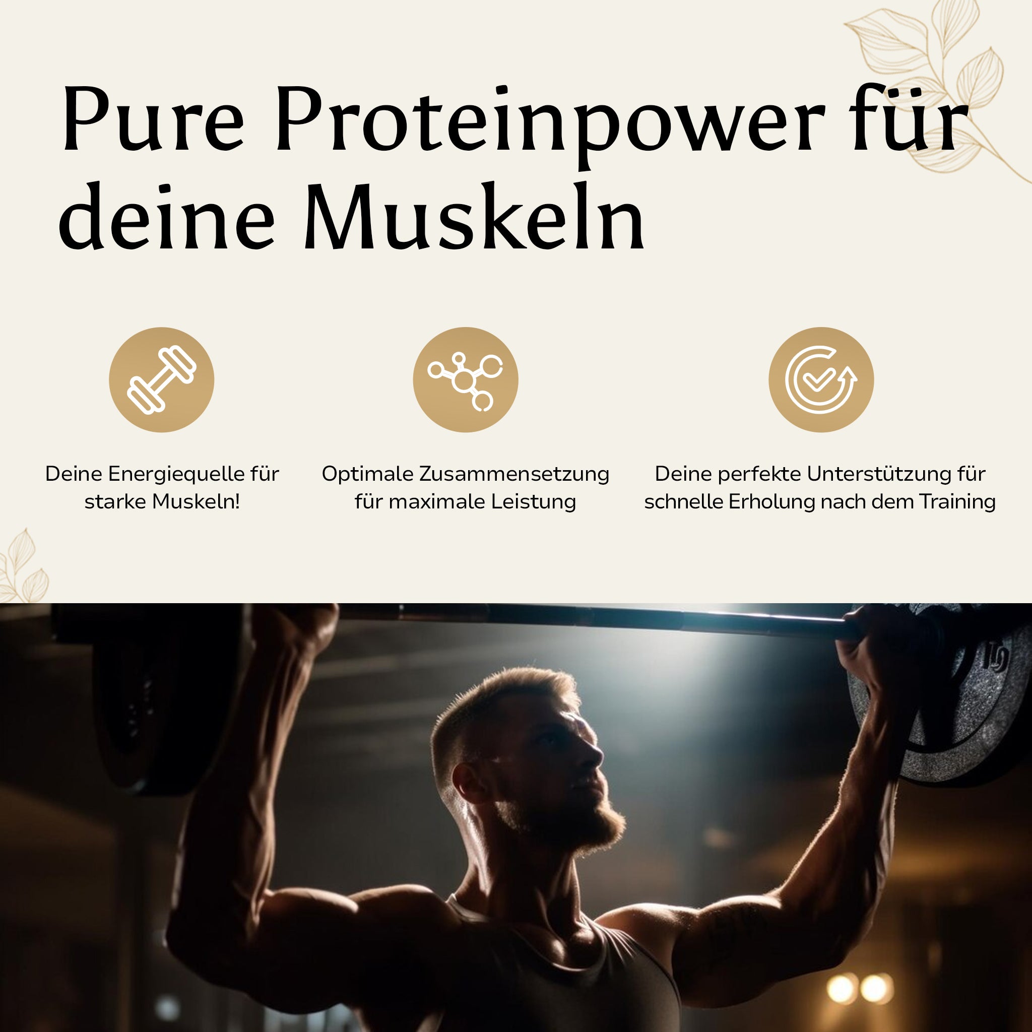 Pure Proteinpower für deine Muskeln – Golden Elements unterstützt dein Training

