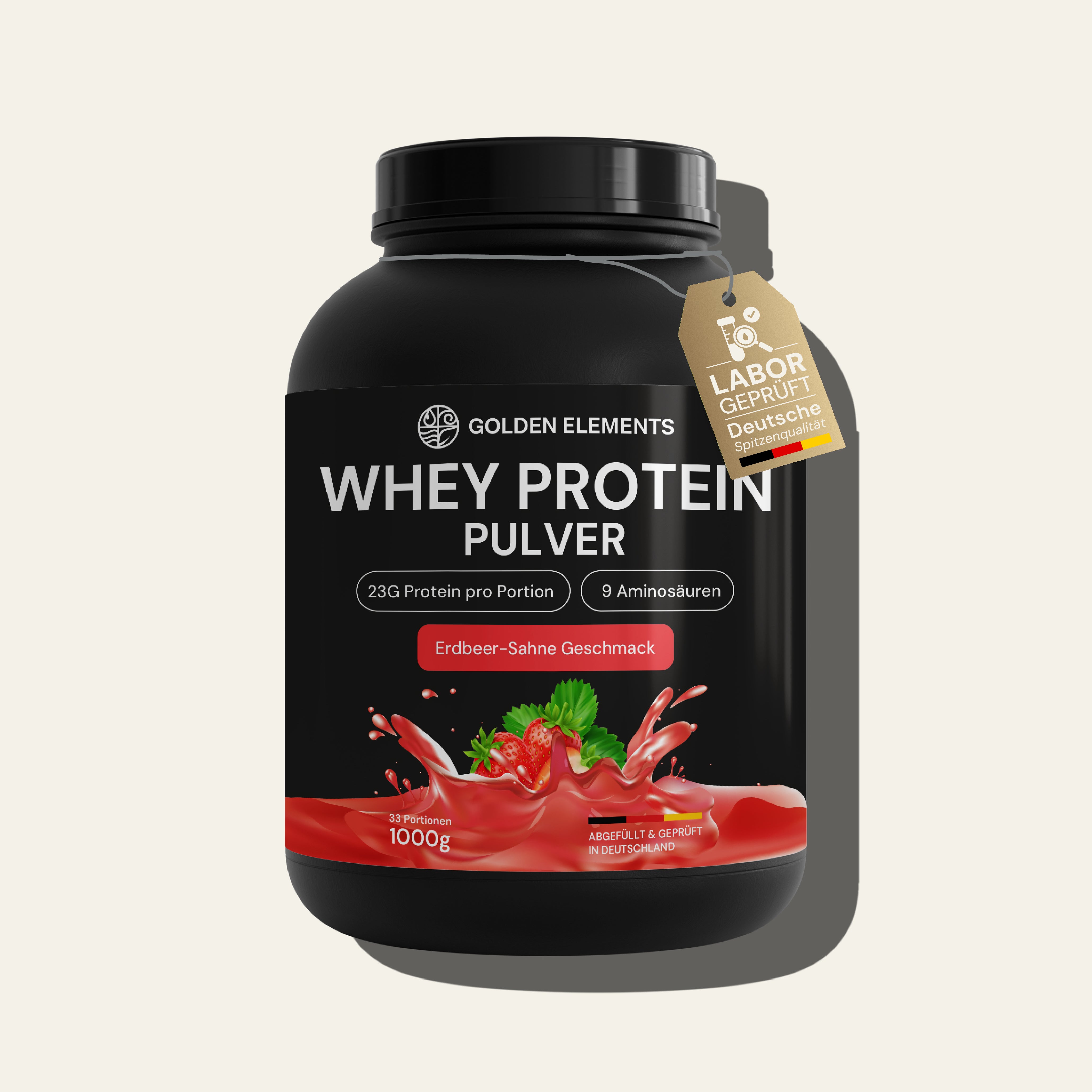 natural elements Whey Protein Pulver ? Vanille ? 1kg ? 24g Protein pro Portion natural elements Whey Protein Pulver ? Vanille ? 1kg ? 24g Protein pro Portion